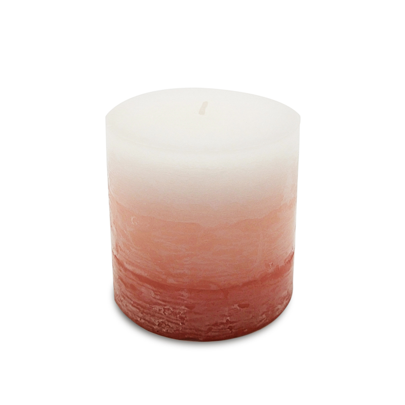 Free samples supply Europe scented pillar candle for wedding event 